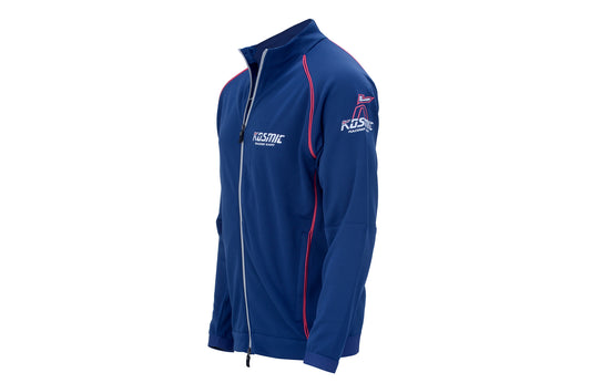 Kosmic Kart Racing Jacket Navy Blue, Karting Team Jacket, Motorsport Zip Up Jacket, Racing Driver Trackwear