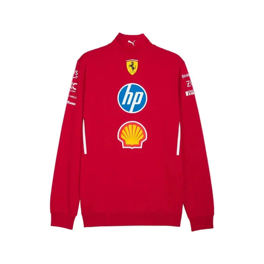 Scuderia Ferrari F1 PUMA 2025 Team 1/2 Zip Sweatshirt - Rustle Racegear