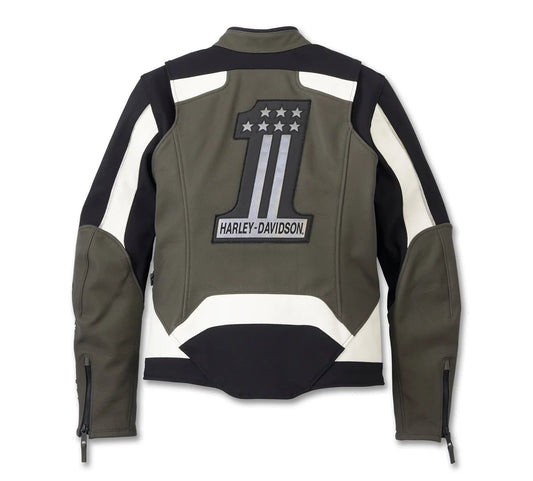 Harley Davidson Leather Motorcycle Biker Jacket