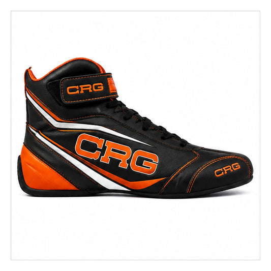 CRG Black Orange Karting Racing Shoes – Motorsport Driving Shoes