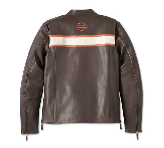 Harley-Davidson Men’s Genuine Leather Motorcycle Jacket