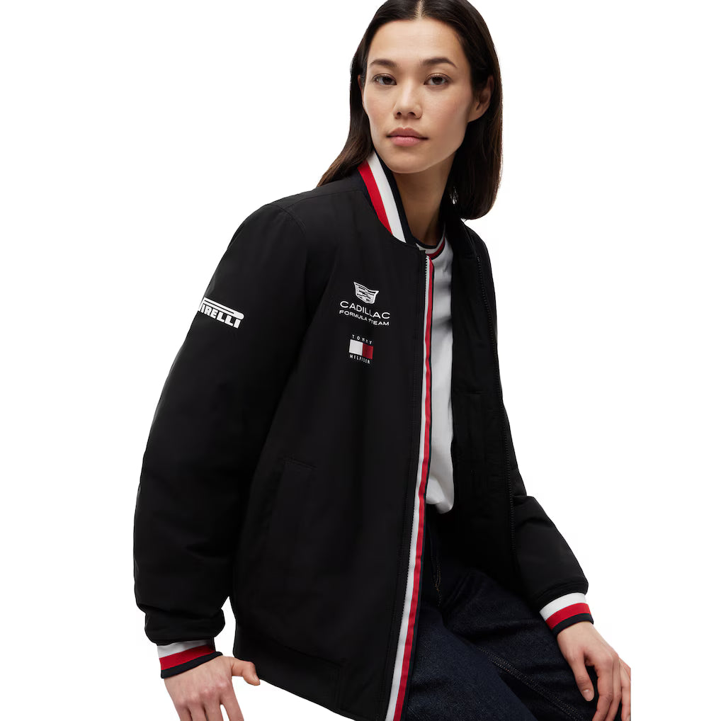 Cadillac Tommy Hilfiger Team Replica Varsity Jacket Unisex | Formula 1 Bomber Motorsport Jacket