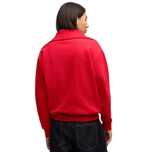 Scuderia Ferrari Puma Little Shield Half Zip Fleece Red | Formula 1 Team Replica Sweatshirt Unisex