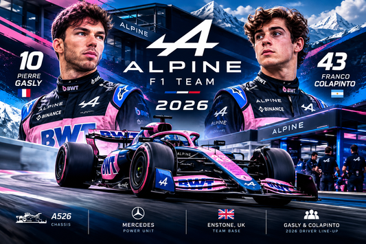 Alpine F1 2026 team and A526 Formula 1 racing car