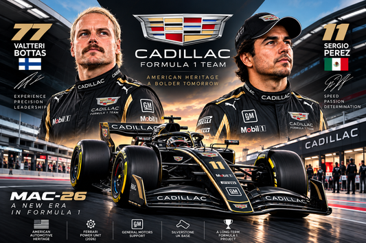 Cadillac F1 Racing | Cadillac Formula 1 Team Story & Racewear