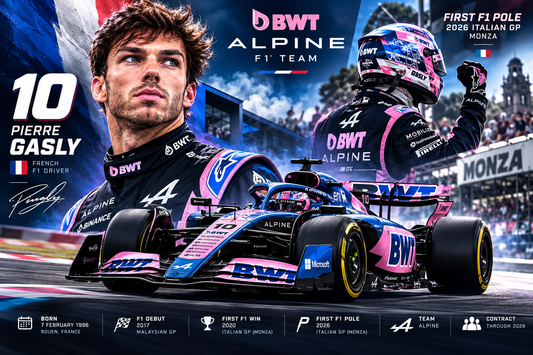Pierre Gasly Alpine F1 driver number 10 with Alpine A526 during the 2026 season