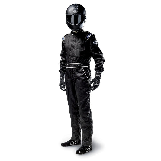 Apex Black Kart Racing Suit – Professional Performance Racing Suit