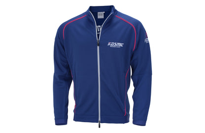 Kosmic Kart Racing Jacket Navy Blue, Karting Team Jacket, Motorsport Zip Up Jacket, Racing Driver Trackwear