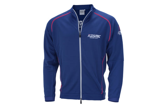 Kosmic Kart Racing Jacket Navy Blue, Karting Team Jacket, Motorsport Zip Up Jacket, Racing Driver Trackwear