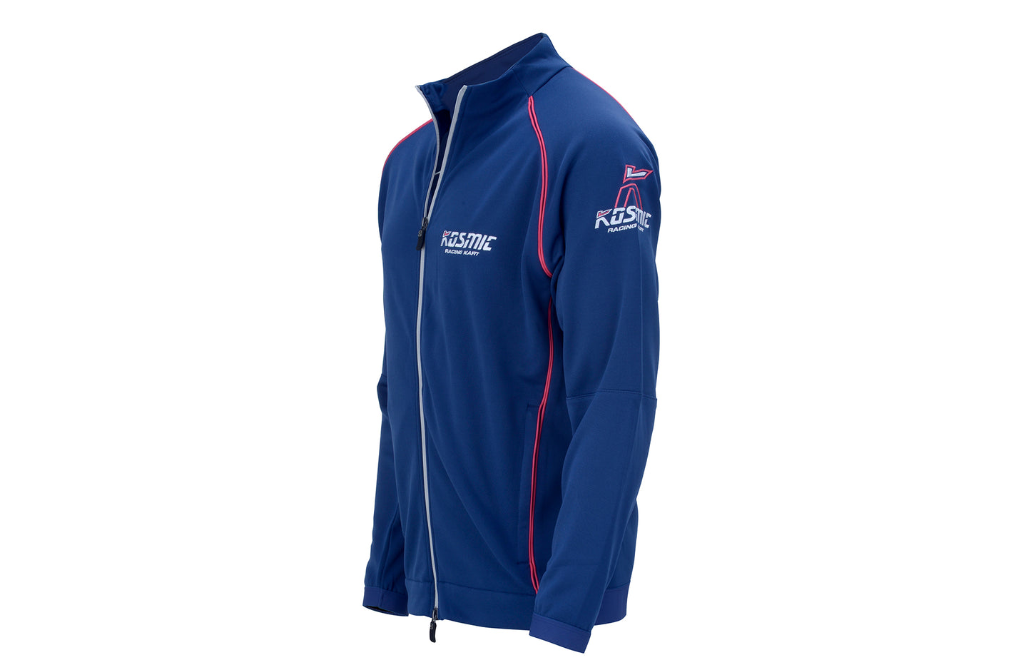 Kosmic Kart Racing Jacket Navy Blue, Karting Team Jacket, Motorsport Zip Up Jacket, Racing Driver Trackwear