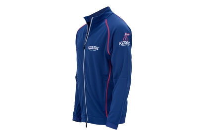 Kosmic Kart Racing Jacket Navy Blue, Karting Team Jacket, Motorsport Zip Up Jacket, Racing Driver Trackwear