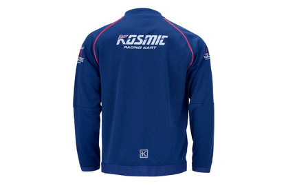 Kosmic Kart Racing Jacket Navy Blue, Karting Team Jacket, Motorsport Zip Up Jacket, Racing Driver Trackwear