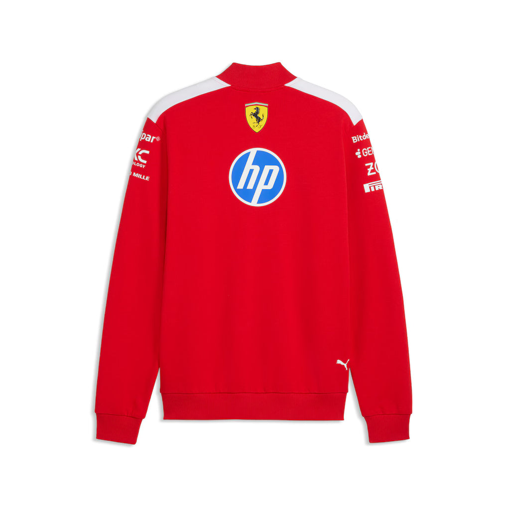 Scuderia Ferrari 2026 Team T7 1/2 Zip Sweat Replica | Puma Formula 1 Red Motorsport Pullover