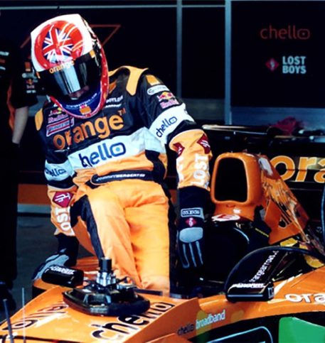 2001 Johnny Herbert Arrows F1 Boots Track Racewear