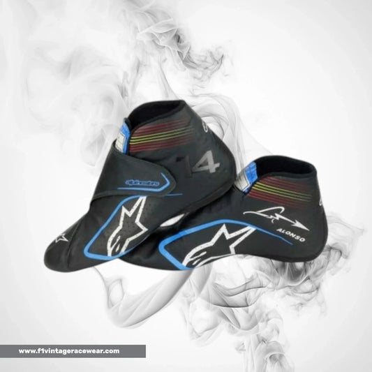 2021 Fernando Alonso Race Alpine F1 Boots Track Racewear