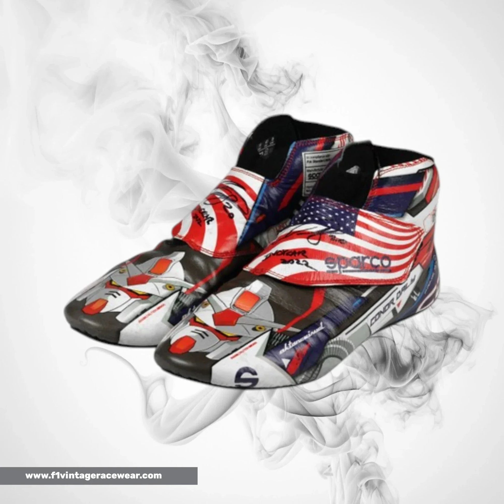 2022 Conor Daly Race Ed Carpenter Racing IndyCar Boots Track Racewear