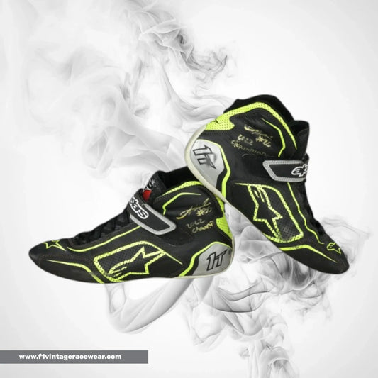 2022 Linus Lunqvist Championship HMD Indy Light Boots Track Racewear