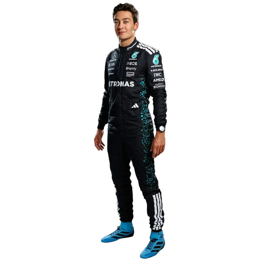 2025 Mercedes F1 Driver Costumes | George Russell & Kimi Antonelli - Rustle Racegear