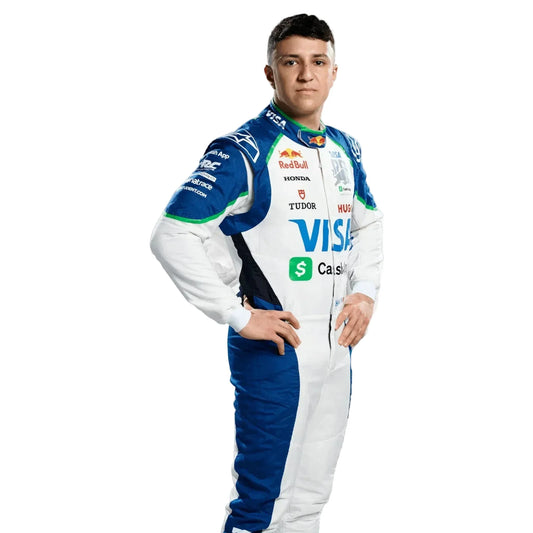 2025 Racing Bulls F1 Driver Costumes | Liam Lawson & Isack Hadjar - Rustle Racegear