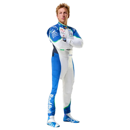 2025 Racing Bulls F1 Driver Costumes | Liam Lawson & Isack Hadjar - Rustle Racegear