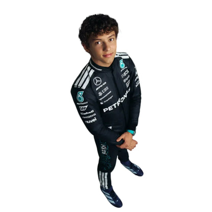 2025 Mercedes F1 Driver Costumes | George Russell & Kimi Antonelli - Rustle Racegear