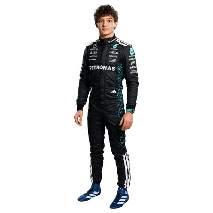 2025 Mercedes F1 Driver Costumes | George Russell & Kimi Antonelli - Rustle Racegear