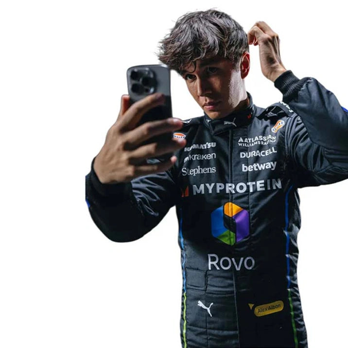 2026 Alexander Albon Williams F1 Racing Suit Replica – Driver Jumpsuit Apex Karting Gear