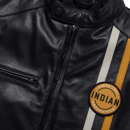 Indian Men's Cafe Leather Jacket