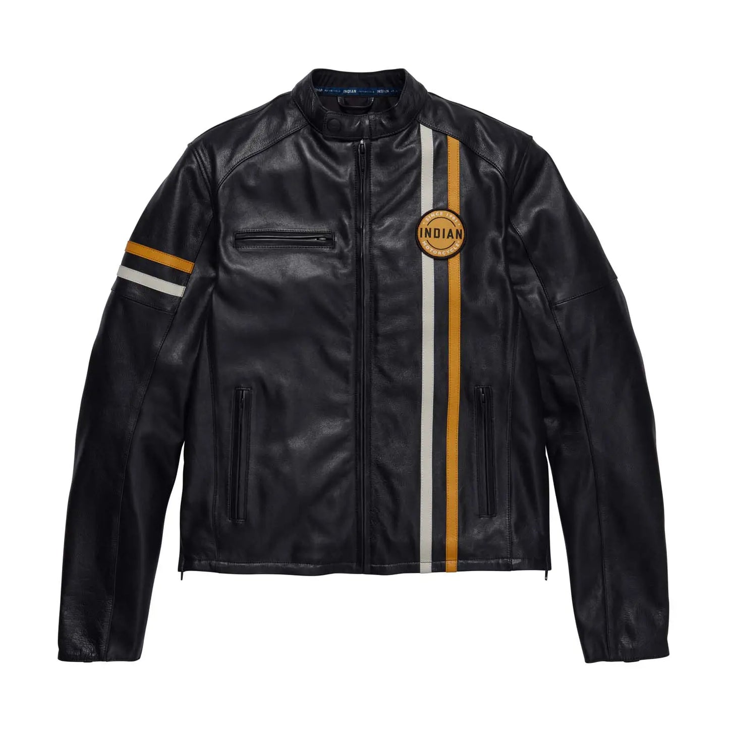 Indian Men's Cafe Leather Jacket