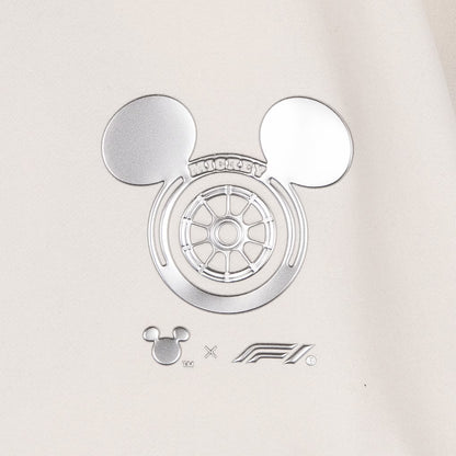 Formula 1 x Disney Mickey Mouse 1/4 Zip Sweatshirt Ivory Women's | F1 Racing Pullover