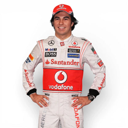 2013 Sergio Pérez Vodafone McLaren Formula 1 Suit - Rustle Racegear