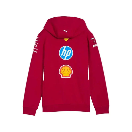 Scuderia Ferrari F1 Kids PUMA 2025 Team Hoodie - Rustle Racegear