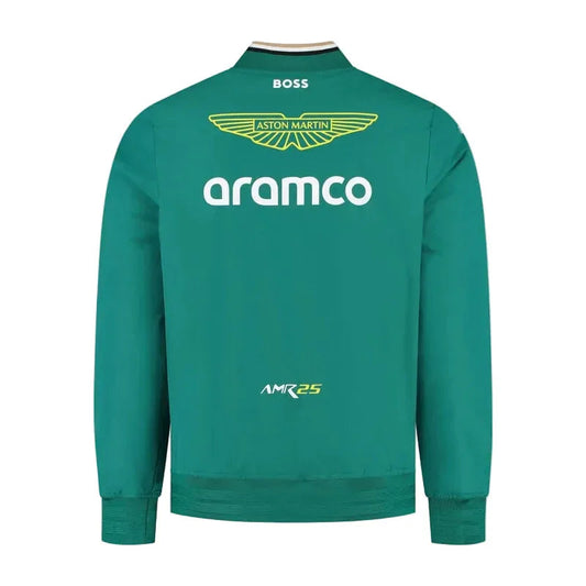 Aston Martin F1 Team 2025 Team Bomber Jacket - Rustle Racegear