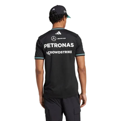 Mercedes-AMG F1 adidas 2025 Authentic Driver T-shirt black - Rustle Racegear