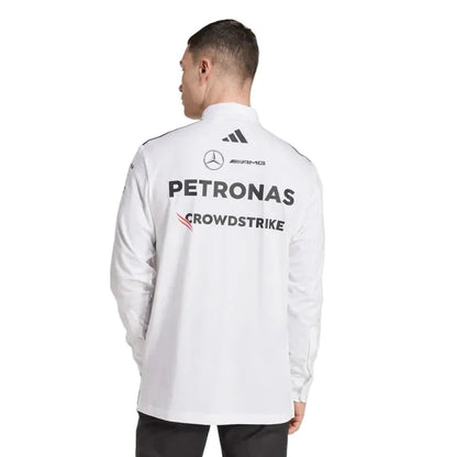 Mercedes-AMG F1 adidas 2025 Long Sleeve Team Polo - Rustle Racegear
