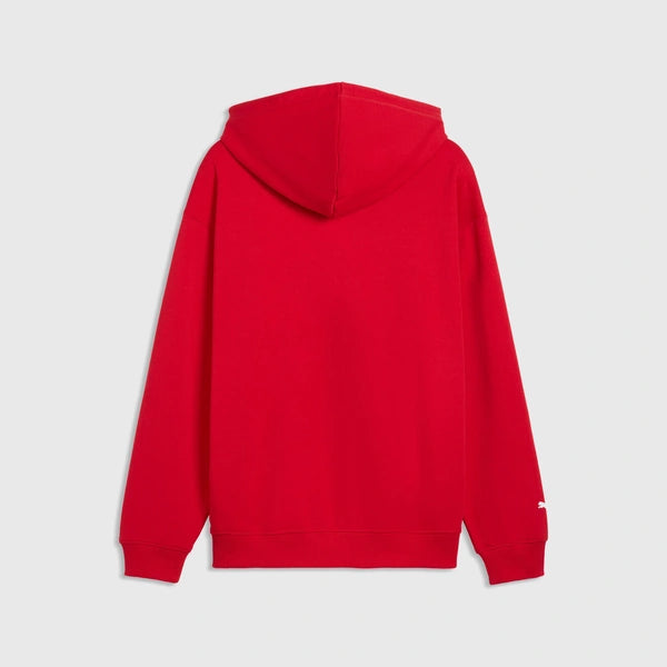PUMA Scuderia Ferrari F1 Big Shield Hoodie red back view