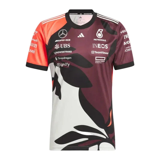 Mercedes-AMG F1 adidas Summer Pack 2025 Team Driver T-shirt - Rustle Racegear