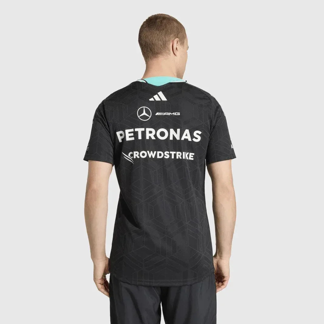 Mercedes-AMG F1 adidas 2026 Team Authentic Driver T-shirt Black - Rustle Racegear
