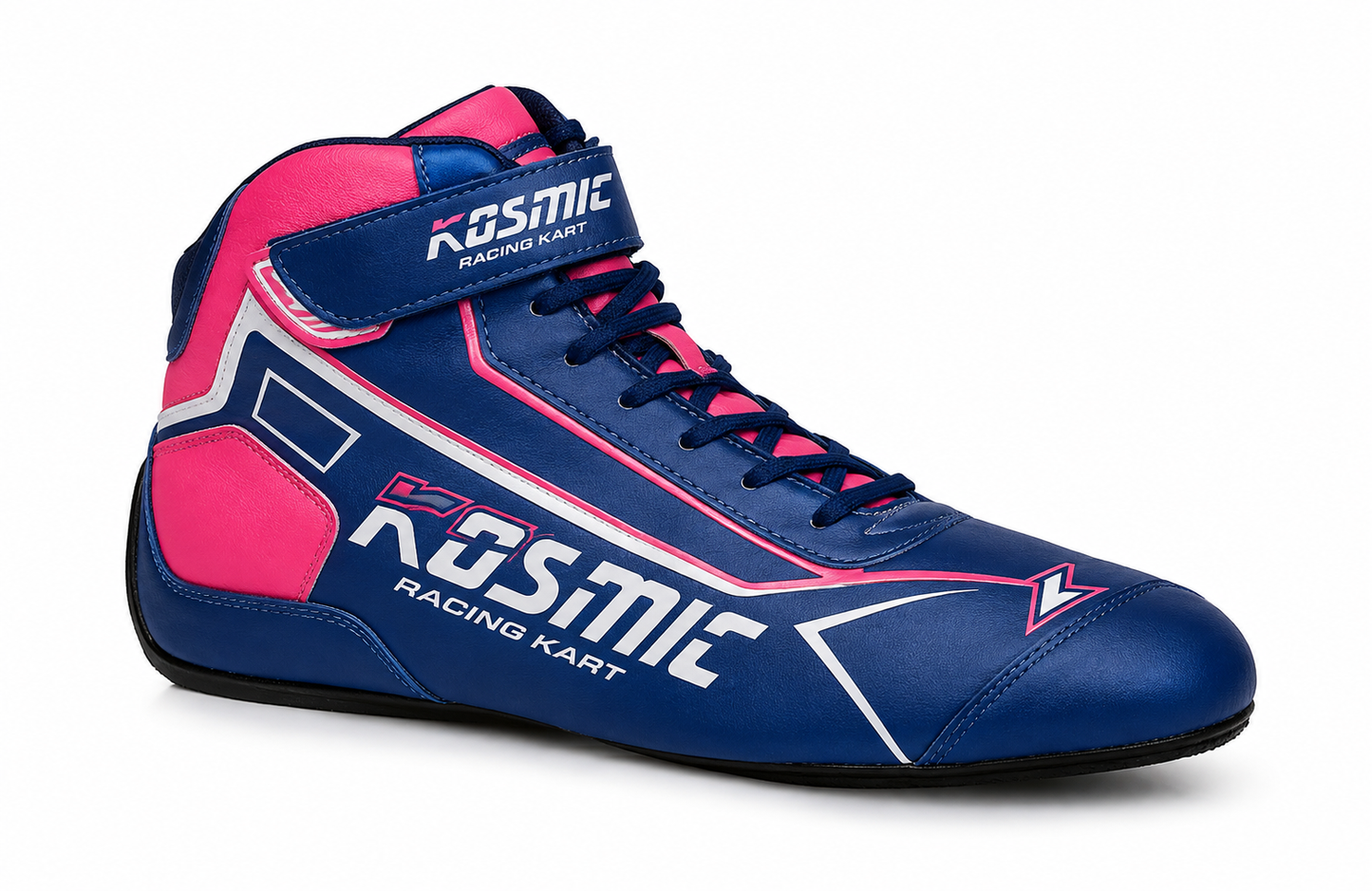 Kosmic Kart Racing Shoes – Blue Pink Motorsport Driving Shoes