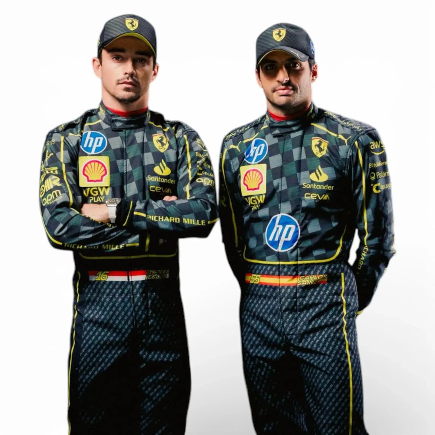 2024 Carlos Sainz Scuderia Ferrari Monza GP F1 Race Suit – Special Edition - Rustle Racegear
