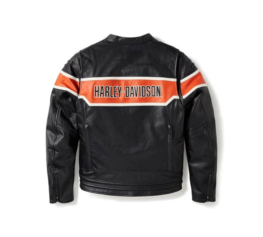 Harley Davidson Trenton Leather Riding Jacket