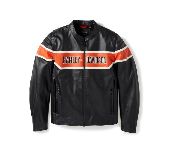 Harley Davidson Trenton Leather Riding Jacket
