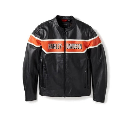 Harley Davidson Trenton Leather Riding Jacket
