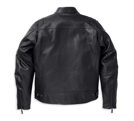 Harley-Davidson Men's Leather Motorcycle Jacket – Vintage Racing Style
