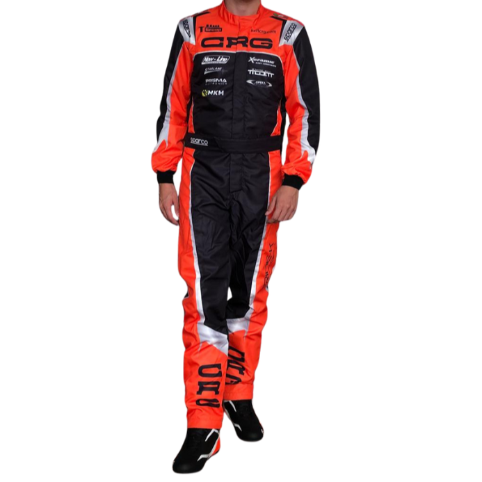 Racing Suit CRG black orange light
