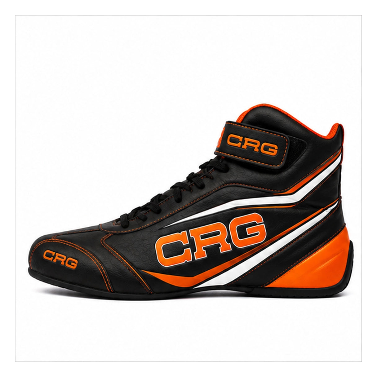 CRG Black Orange Karting Racing Shoes – Motorsport Driving Shoes