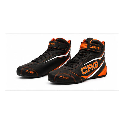 CRG Black Orange Karting Racing Shoes – Motorsport Driving Shoes