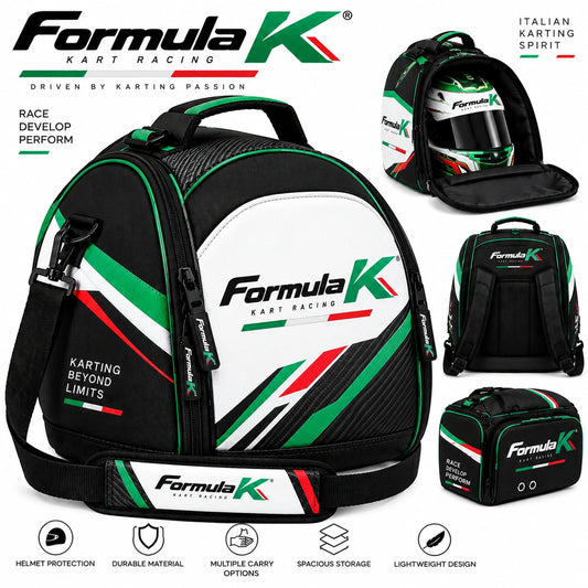 Formula K Kart Racing Bag | Karting Helmet Bag & Motorsport Gear Bag
