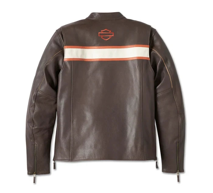 Harley-Davidson Men’s Genuine Leather Motorcycle Jacket