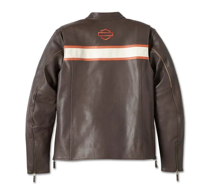 Harley-Davidson Men’s Genuine Leather Motorcycle Jacket